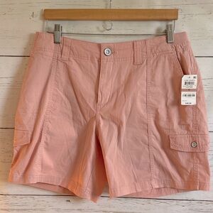 Style & Co. Mid Rise Comfort Waist Peach Shorts, Size 12, NWT